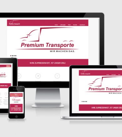 Premium Transporte – Webdesign