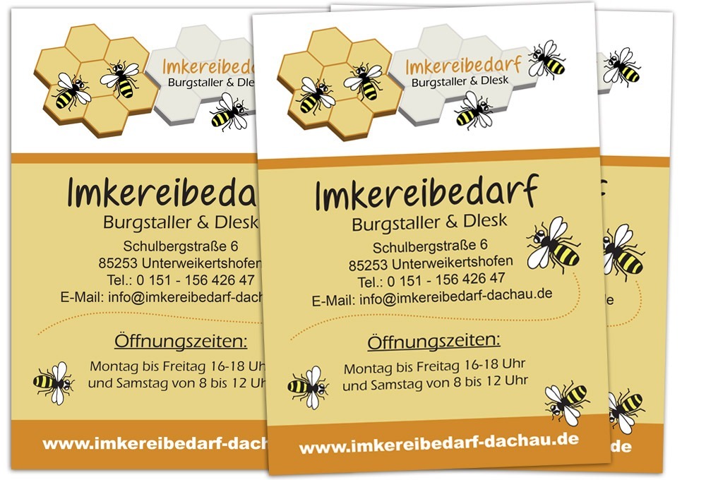 Imkereibedarf Burgstaller & Dlesk – Flyer