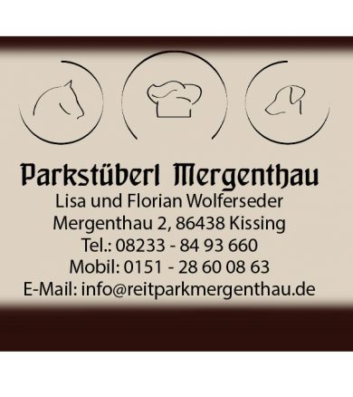 Parkstüberl Mergenthau – Anzeigengestaltung