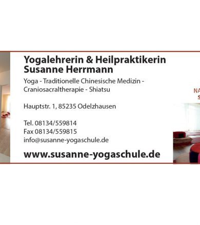 Yogaschule – Anzeigengestaltung