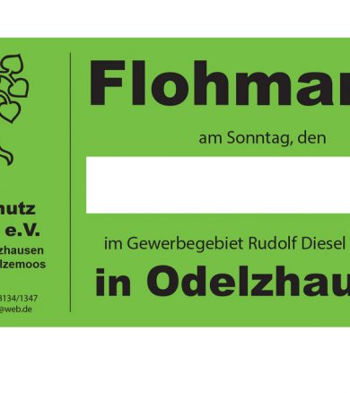 Bund Naturschutz Ortsgruppe Odelzhausen – Banner PVC-Plane