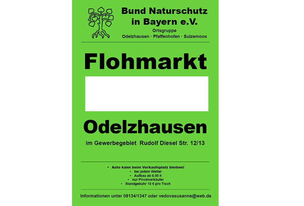 Bund Naturschutz Odelzhausen – Plakatgestaltung