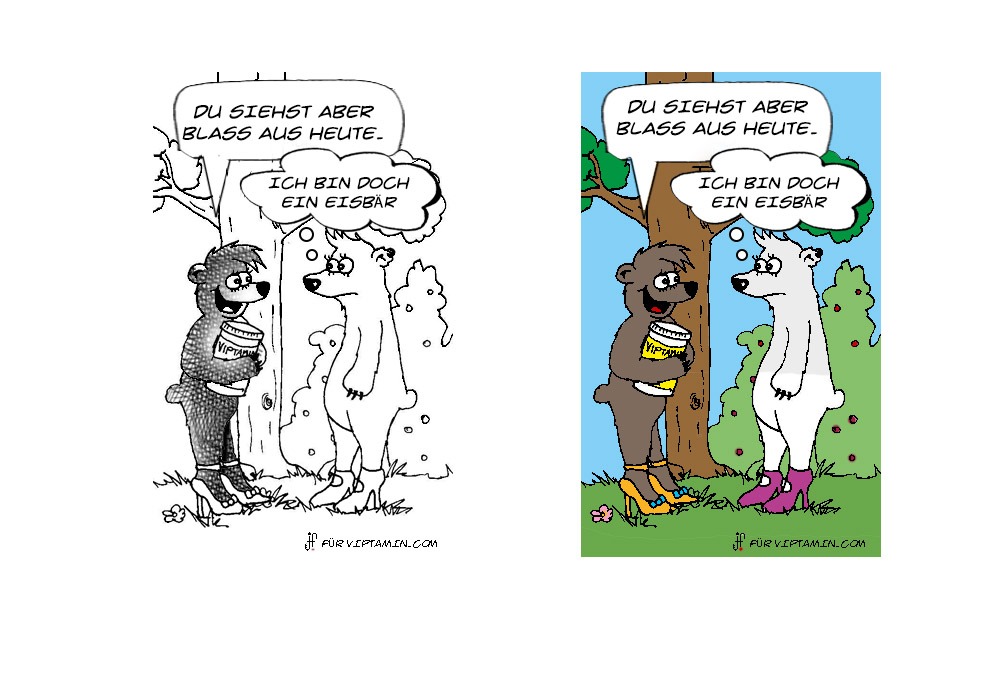 Viptamin – Cartoon „Eisbär“