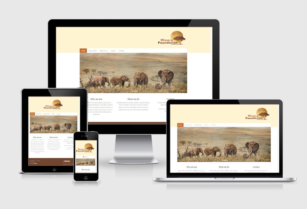 Minara Foundation – Webdesign