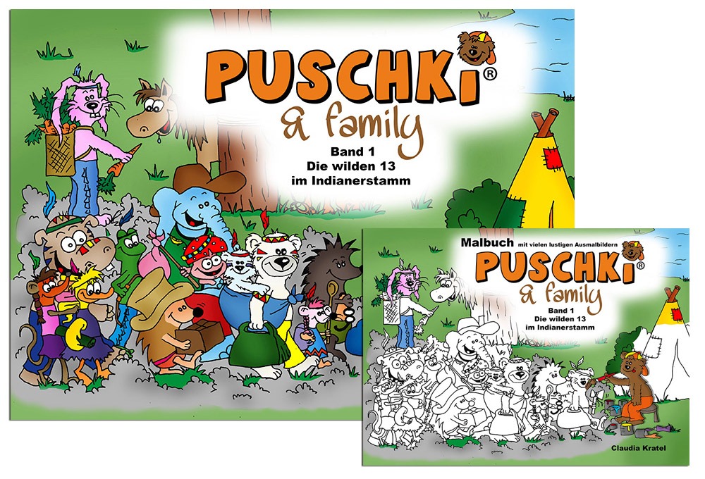 Puschki & Family – Buchcover