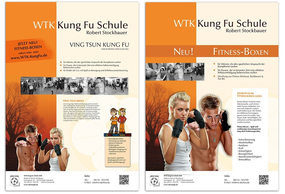 Plakatgestaltung – VTK Kung Fu Schule