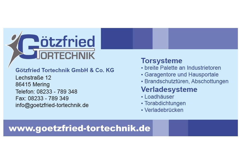 Götzfried Tortechnik – Anzeigengestaltung