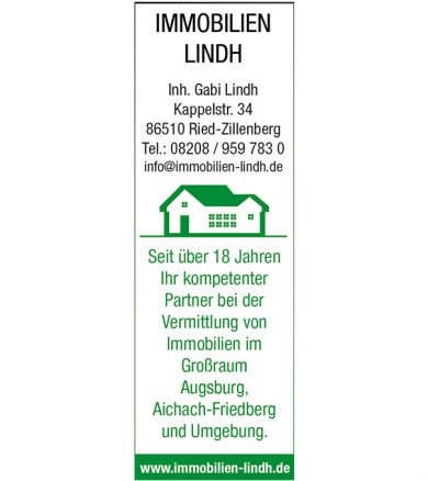 Immobilien Lindh – Anzeigengestaltung