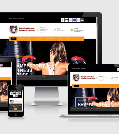 Kampfsportschule Robert Stockbauer – Webdesign