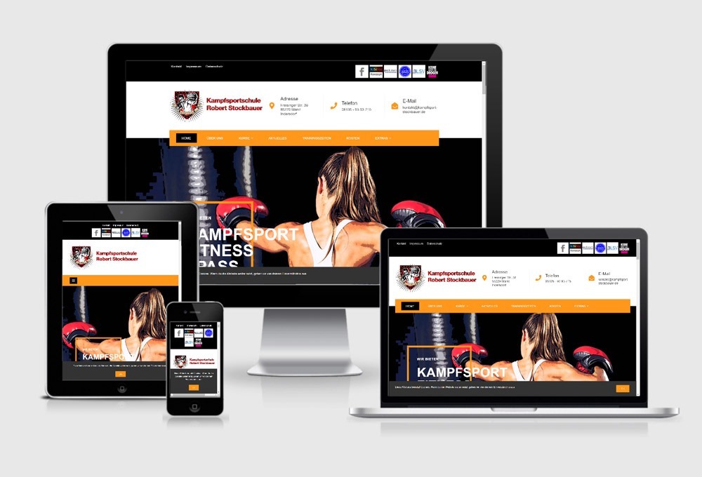 Kampfsportschule Robert Stockbauer – Webdesign