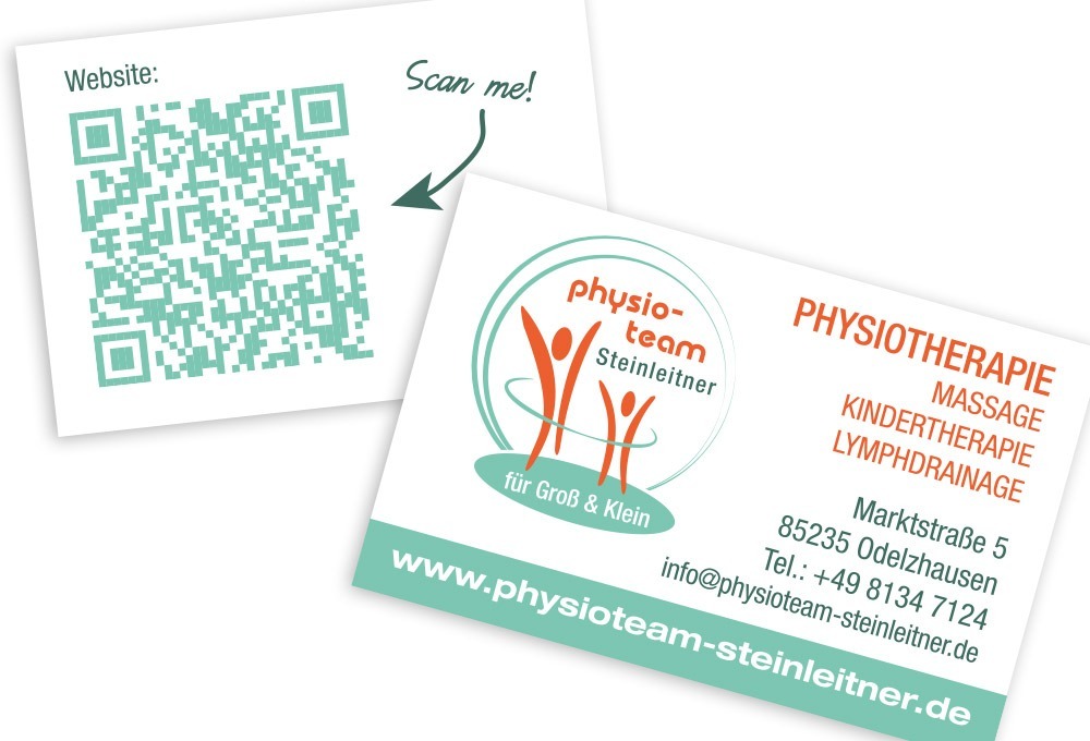 Physioteam Steinleitner – Visitenkarten